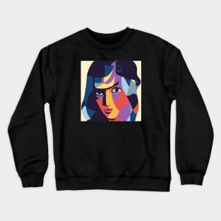 Tawny - Cubism Portrait Crewneck Sweatshirt